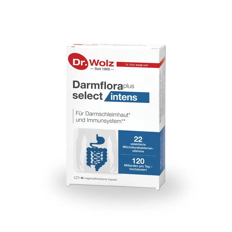 Darmflora plus select intens Dr. Wolz, prehransko dopolnilo