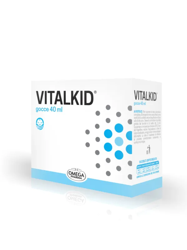 Izdelek VITALKID® kapljice, 40 ml, prehransko dopolnilo Slika