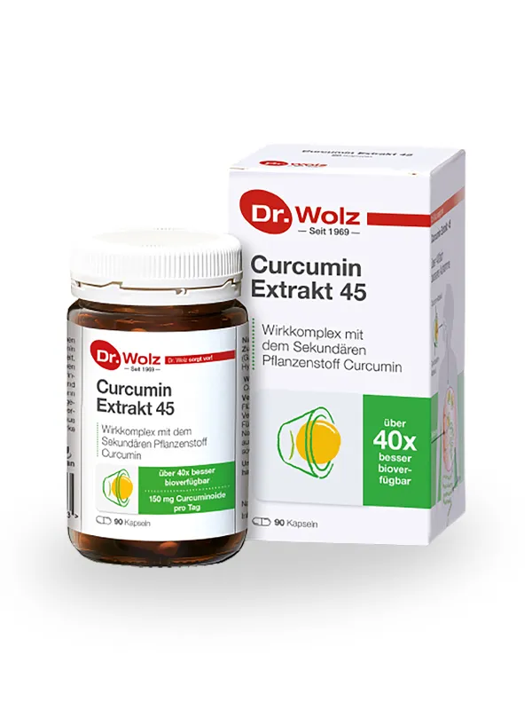 Izdelek Curcumin Extrakt 45, prehransko dopolnilo Slika